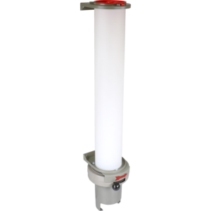 Bekerdispenser met hendel grijs