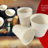 PP beker hard plastic wit 180cc 400 stuks